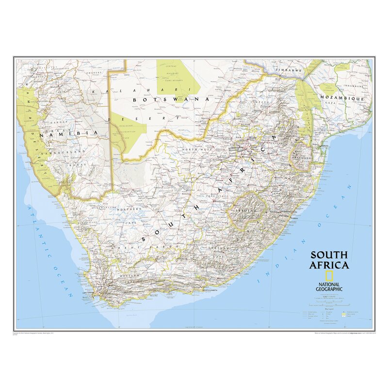 national-geographic-maps-south-africa-classic-laminated-map-wayfair